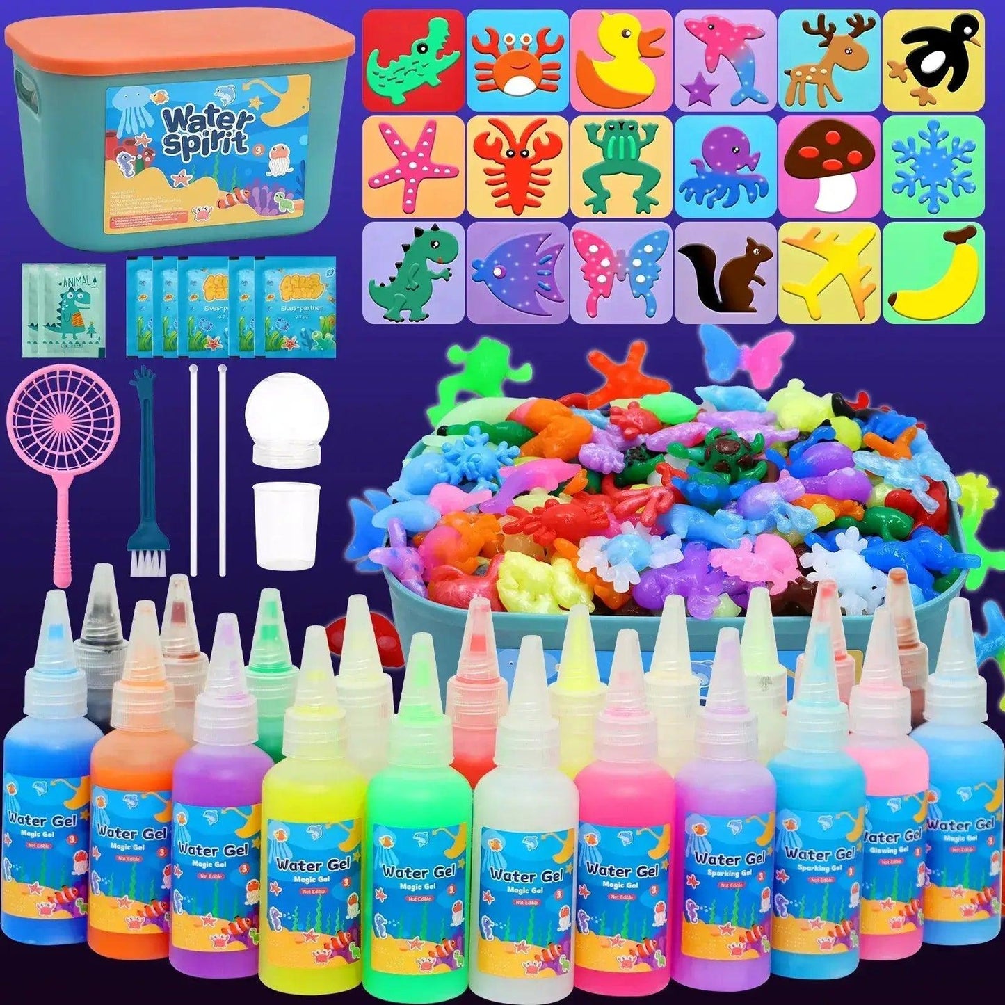 Magic Water Gel Toy Kit Non Toxic Safe DIY Squishy -  ToylandEU™