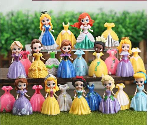 Magical 24-Piece Princess Figurine Collection: Alice to Rapunzel - ToylandEU