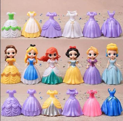 Magical 24-Piece Princess Figurine Collection: Alice to Rapunzel - ToylandEU