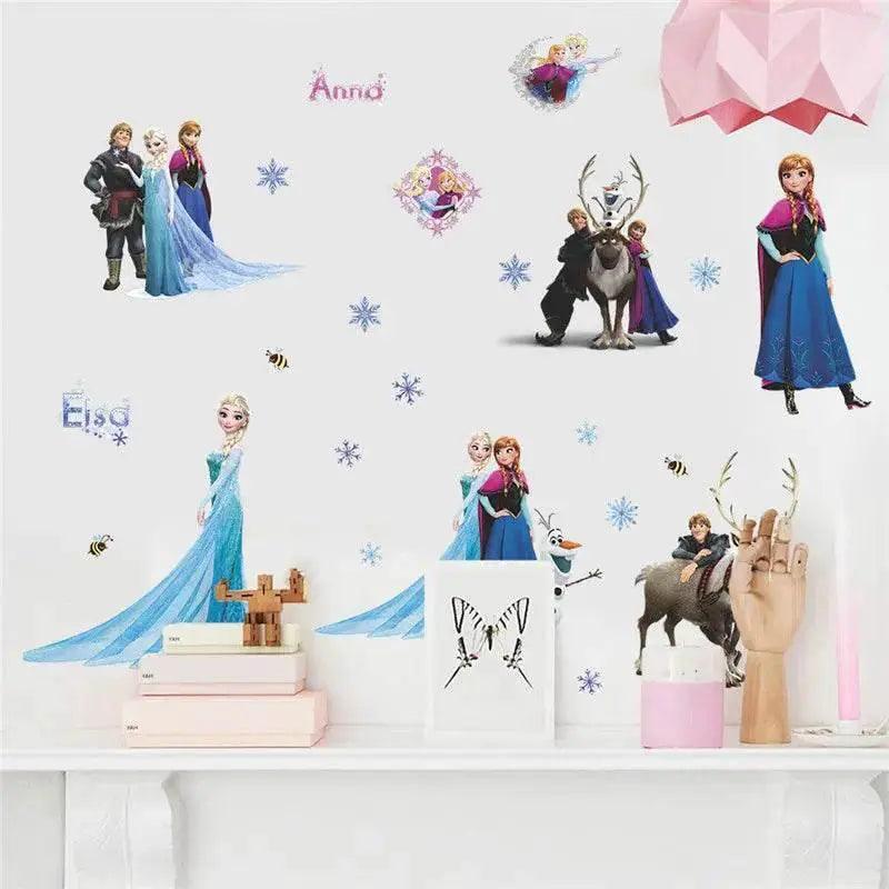  Magical 3D Frozen Princess Wall Decals Toyland EU -  ToylandEU™