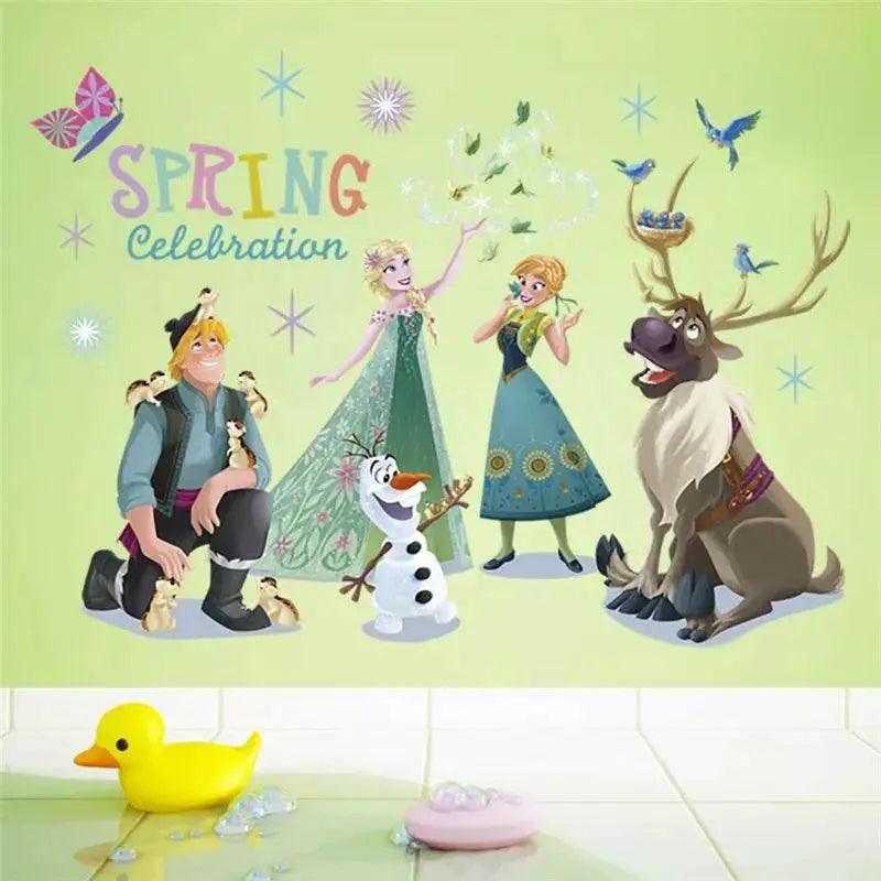  Magical 3D Frozen Princess Wall Decals Toyland EU -  ToylandEU™