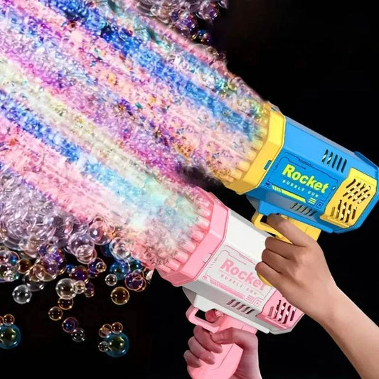 Magical 40 Hole Bubble Machine with Light for Ultimate Outdoor Fun - ToylandEU