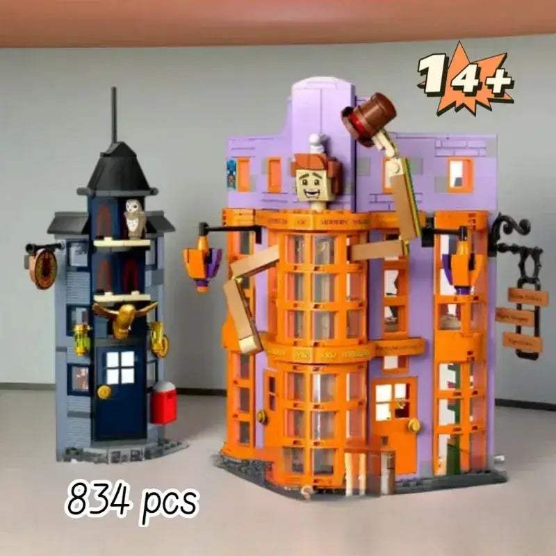 Magical Building Blocks Gift Set For Weasley Workshop Decor - ToylandEU