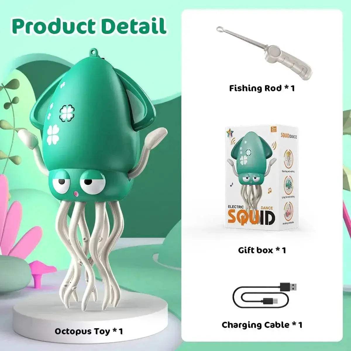  Magical Dancing Octopus Lights And Music Toy Toyland EU -  ToylandEU™
