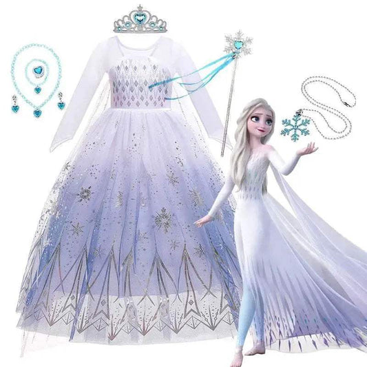  Magical Disney Elsa Mesh Costume Dress Toyland EU -  ToylandEU™