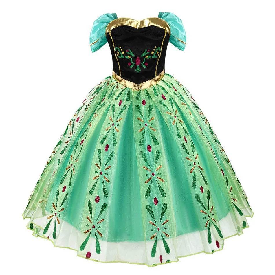 Magical Disney Frozen Princess Dress Lace Trim For Girls - ToylandEU