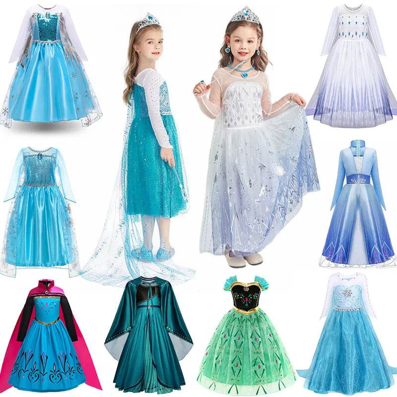 Magical Disney Princess Dress For Girls With Appliques - ToylandEU
