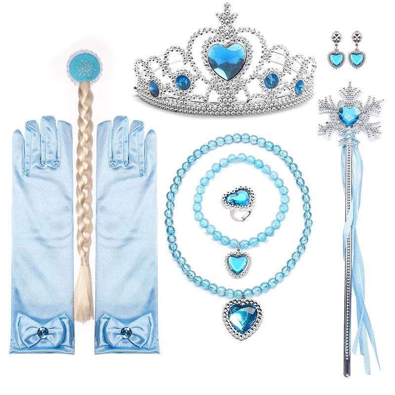 Magical Disney Princess Dress For Girls With Appliques - ToylandEU