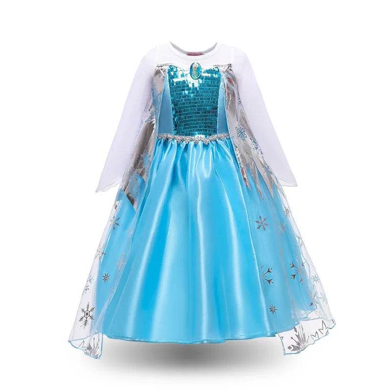 Magical Disney Princess Dress For Girls With Appliques - ToylandEU