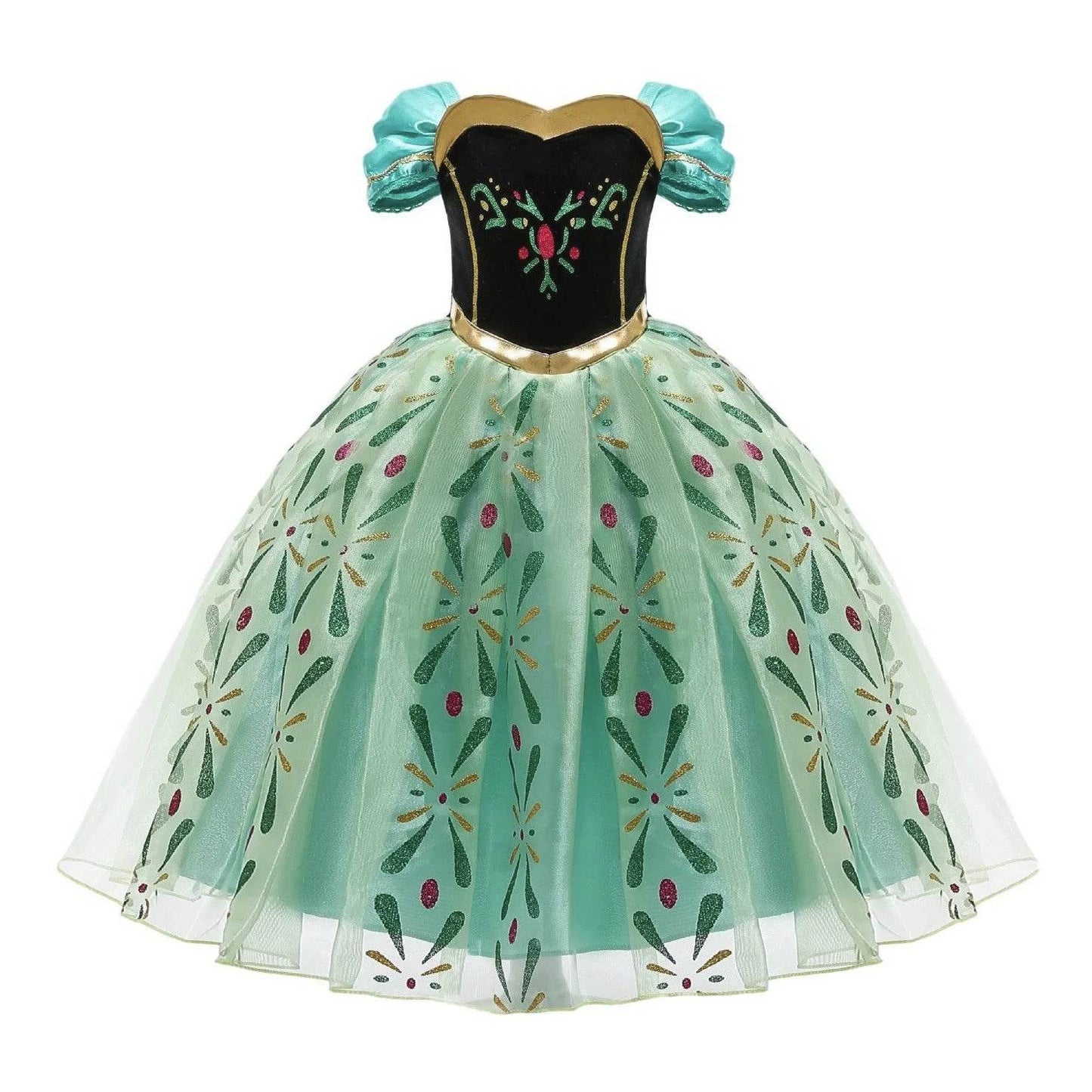 Magical Disney Princess Dress For Girls With Appliques - ToylandEU