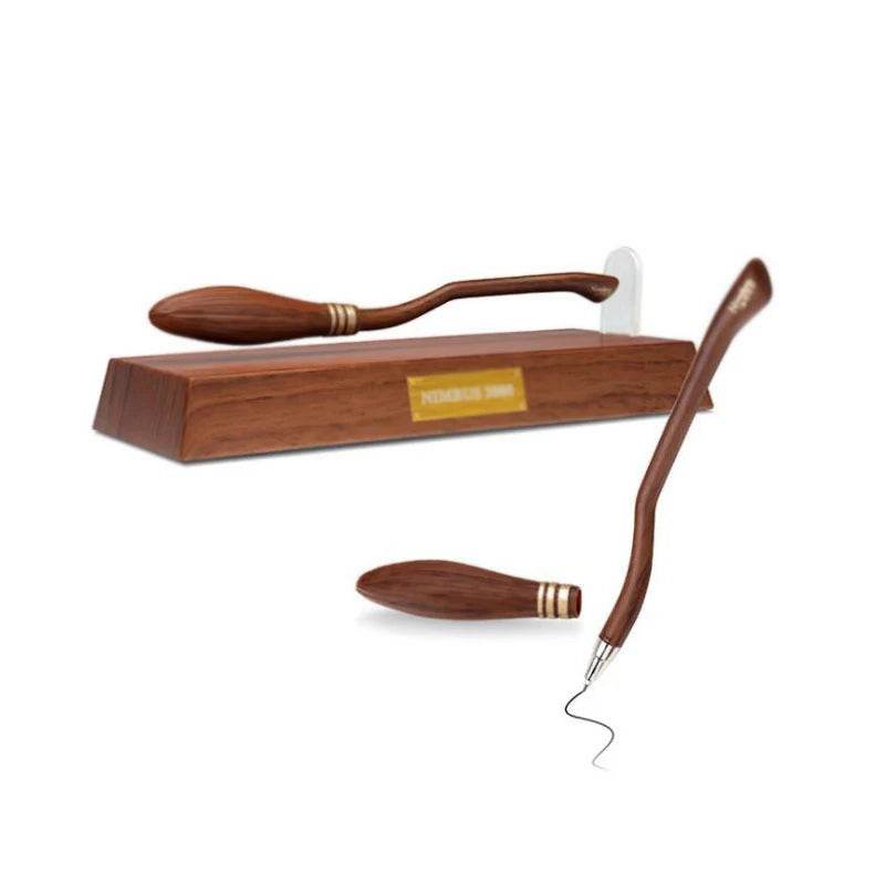Magical Floating Broomstick Pen - Enchanting Wizard Desk Decor - ToylandEU