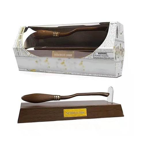 Magical Floating Broomstick Pen - Enchanting Wizard Desk Decor - ToylandEU