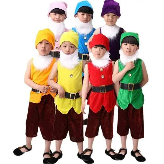 Magical Seven Dwarfs Costume for Kids - Perfect for Halloween & Christmas - ToylandEU