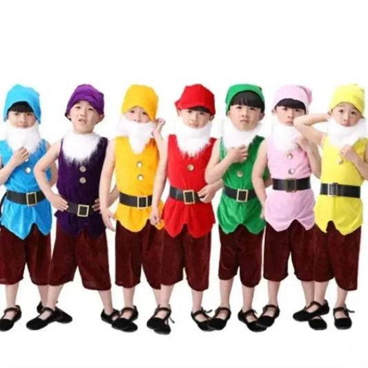 Magical Seven Dwarfs Costume for Kids - Perfect for Halloween & Christmas - ToylandEU