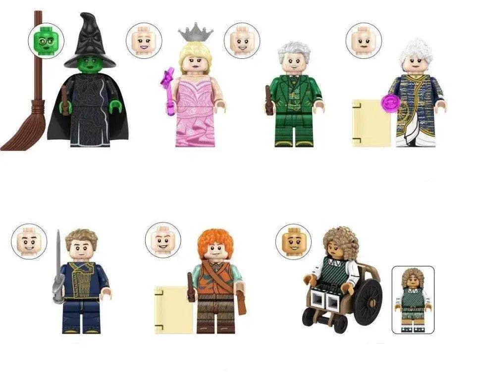 Custom Oz Inspired Magical Witches Figure Set 7 Piece Display Figures For Collectors - ToylandEU