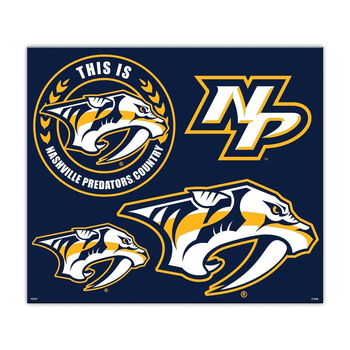  Nashville Predators Magnet Kit 4 Piece Official Set -  ToylandEU™