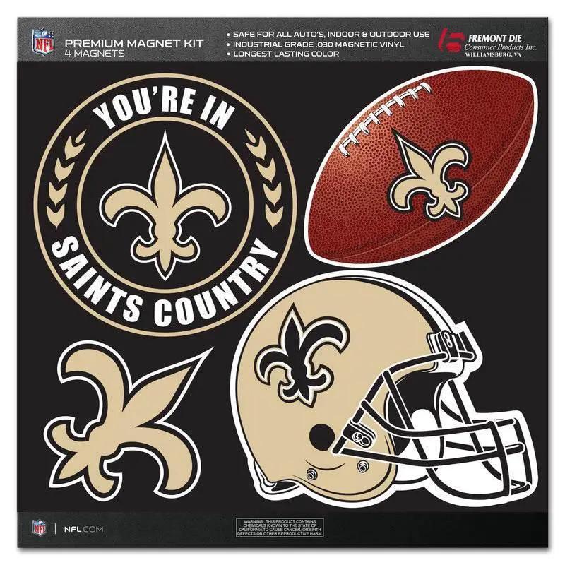  New Orleans Saints 4 Piece Magnet Kit for Fans Official -  ToylandEU™