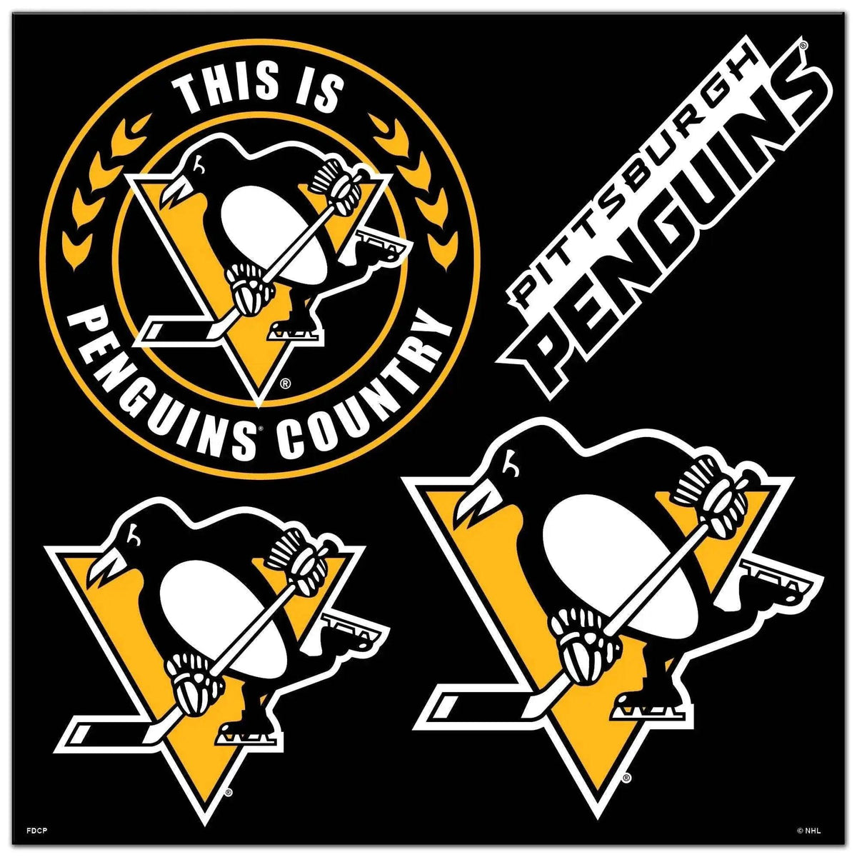  Pittsburgh Penguins Magnet Kit 4 Piece Collectible Set -  ToylandEU™