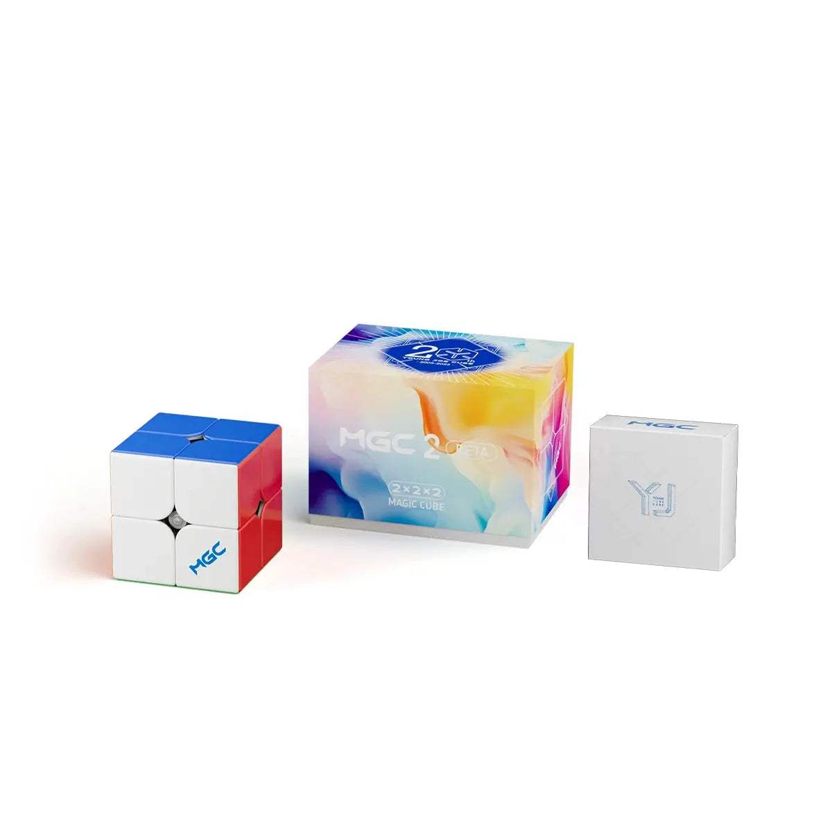  Magnetic 2x2 Speed Cube Stickerless MGC2 Beta Toy -  ToylandEU™