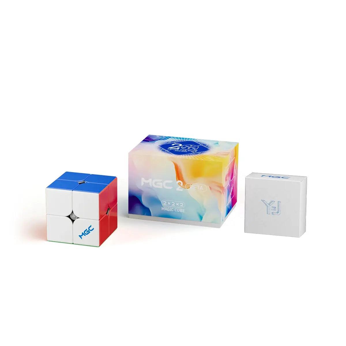  Magnetic 2x2 Speed Cube Stickerless MGC2 Beta Toy -  ToylandEU™