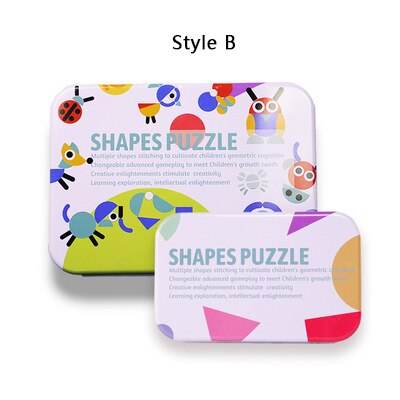 Magnetic 3D Tangram Puzzle Game for Kids' Brain Development - ToylandEU