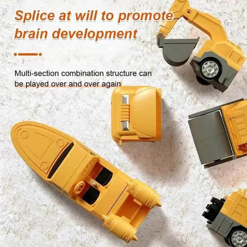  Magnetic Adaptable Car Robot: Fun Engineering Toy for Kids -  ToylandEU™