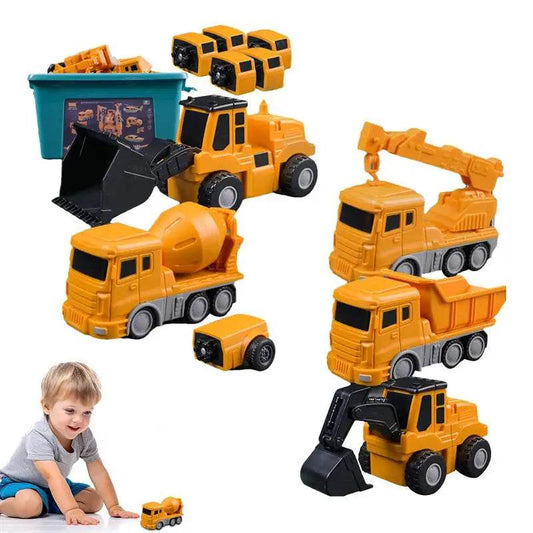 Magnetic Adaptable Car Robot: Fun Engineering Toy for Kids - ToylandEU