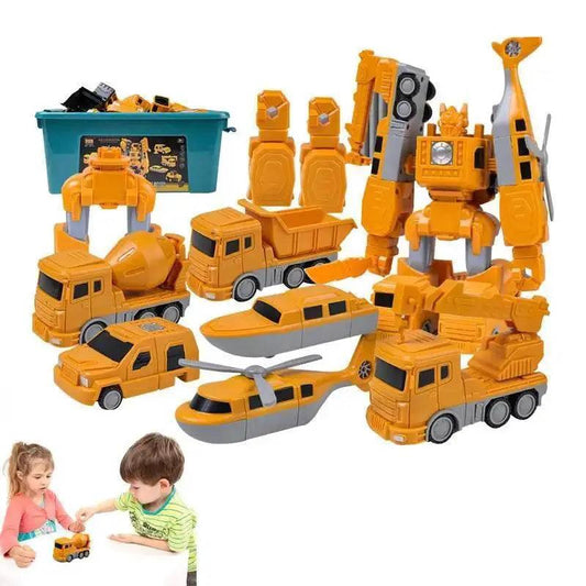  Magnetic Adaptable Robot Car Toy - Engineering Adventure for Kids -  ToylandEU™