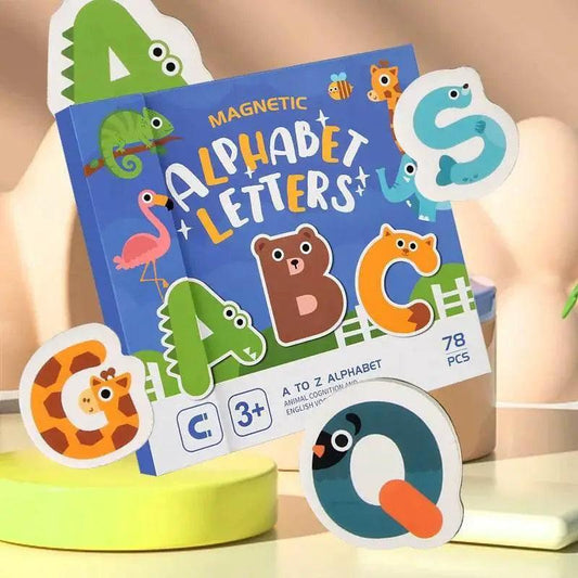  Montessori Magnetic Alphabet Letters Book For Kids 26 Letters English Learning Toy -  ToylandEU™