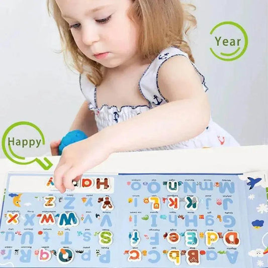 Montessori Magnetic Alphabet Letters Book For Kids 26 Letters English Learning Toy -  ToylandEU™
