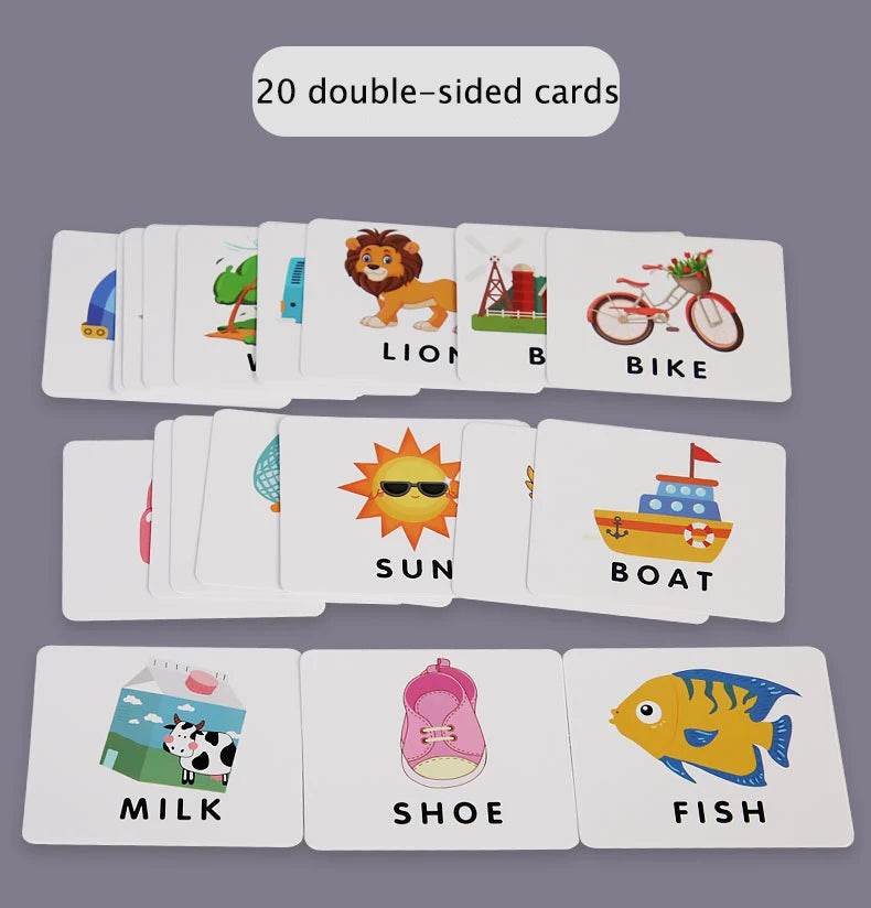 Children Magnetic English Letters Find Car Parking Maze Learning Education Toys Color Matching Montessori Wooden Toys - ToylandEU