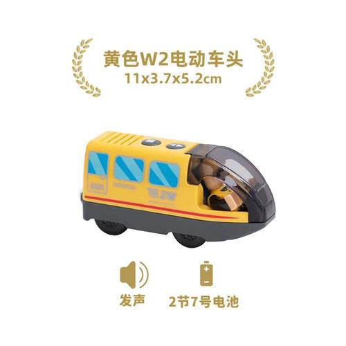 Magnetic Battery-Powered Kids Train Set with Realistic Locomotive Fun - ToylandEU