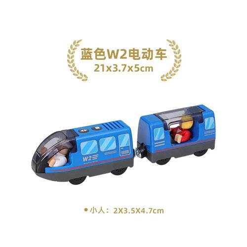 Magnetic Battery-Powered Kids Train Set with Realistic Locomotive Fun - ToylandEU