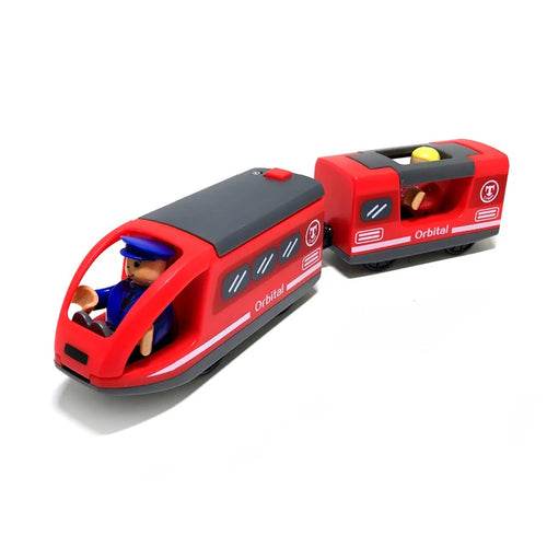 Magnetic Battery-Powered Kids Train Set with Realistic Locomotive Fun - ToylandEU