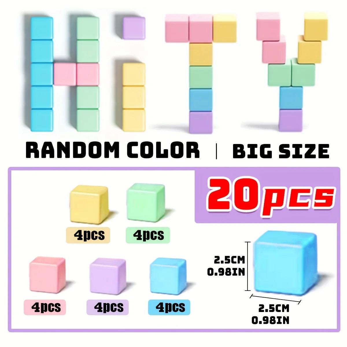  Magnetic Blocks | Big Size Cube | Toylandeu™ 