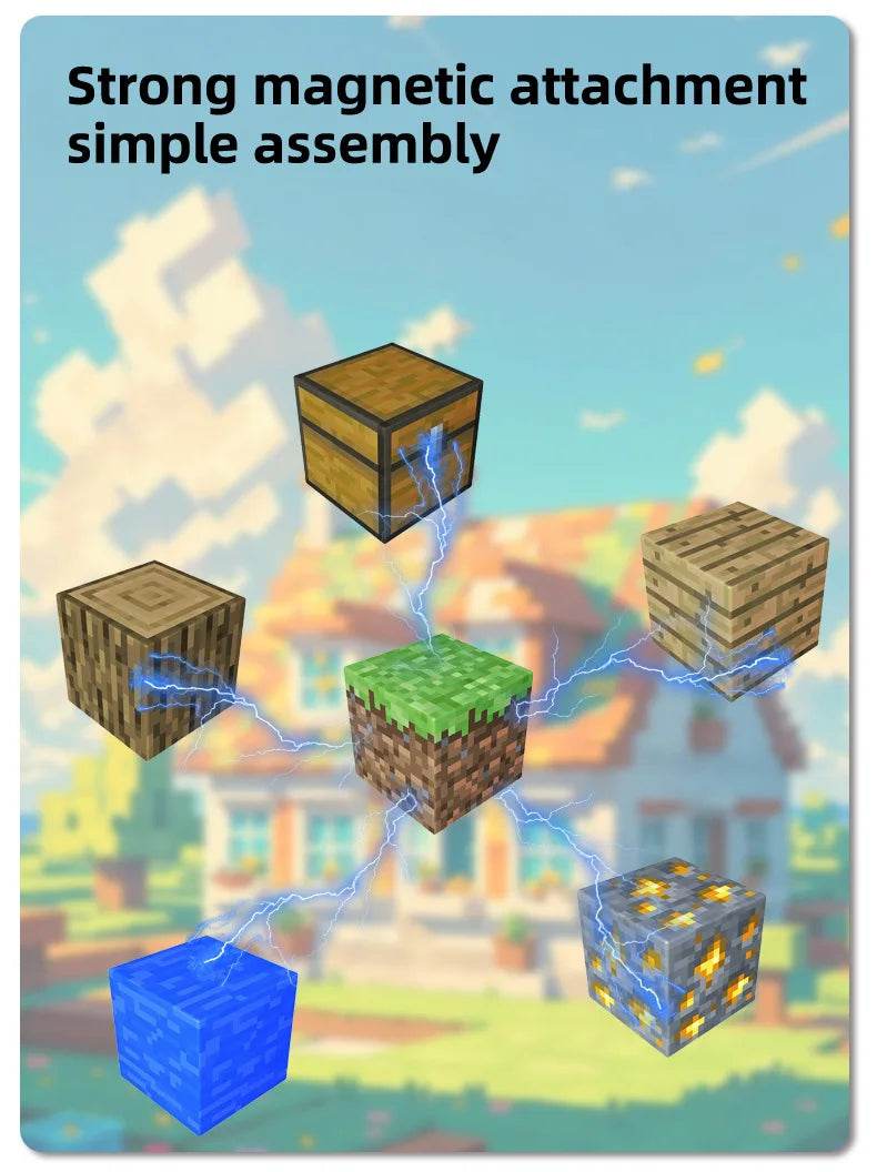 Magnetic Blocks Build Magnet Mine World Set for Kids Toys - ToylandEU