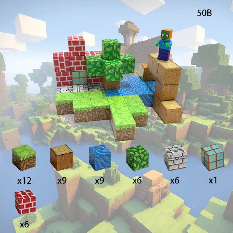 Magnetic Blocks Build Magnet Mine World Set for Kids Toys - ToylandEU