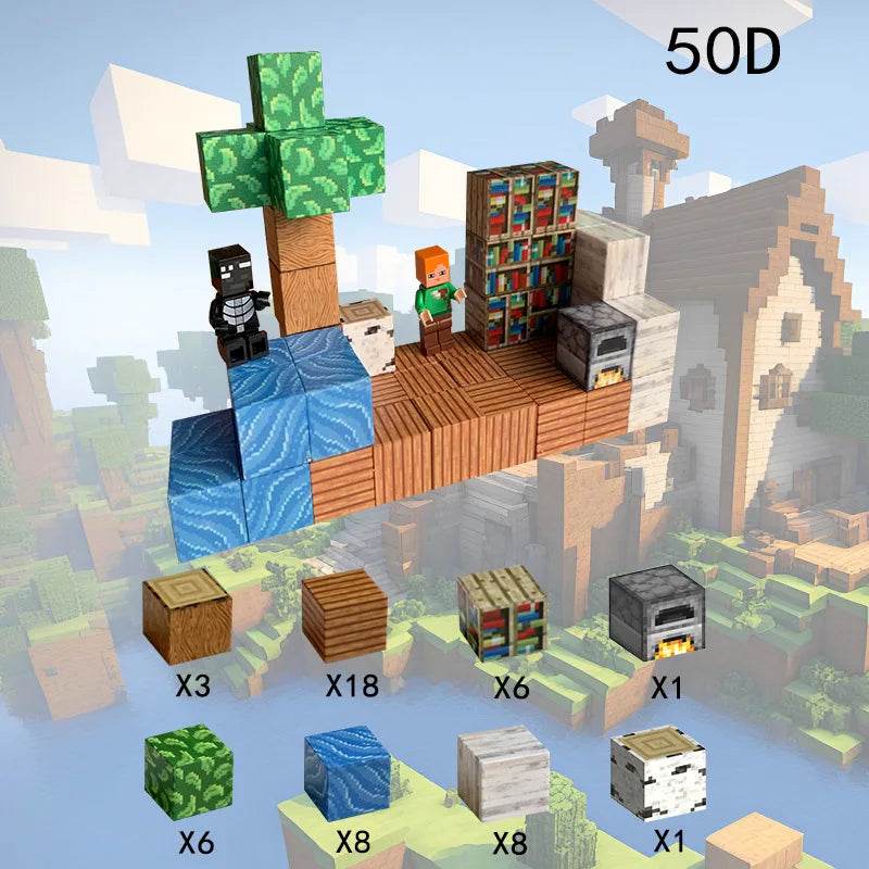 Magnetic Blocks Build Magnet Mine World Set for Kids Toys - ToylandEU