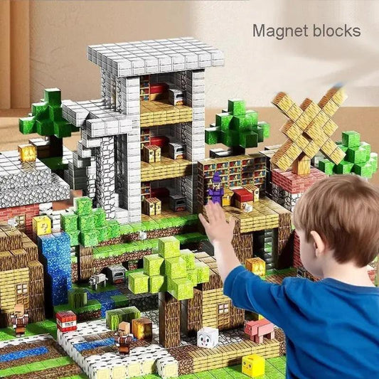  Magnetic Blocks Construction Set For Kids STEM Learning -  ToylandEU™