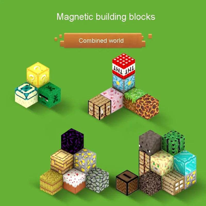  Magnetic Blocks Construction Set For Kids STEM Learning -  ToylandEU™