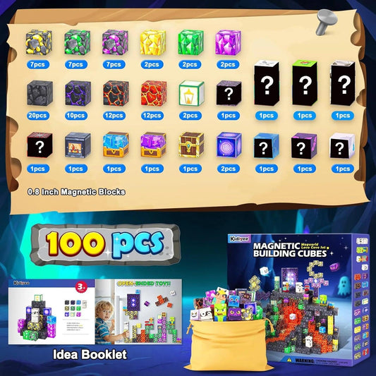  Magnetic Blocks | Mine World Cube | Toylandeu™ 