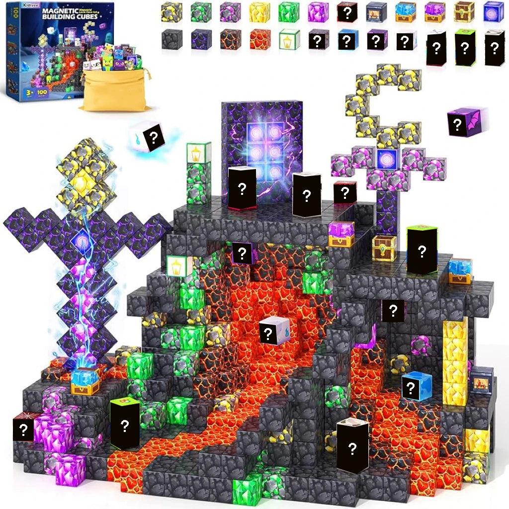  Magnetic Blocks | Mine World Cube | Toylandeu™ 