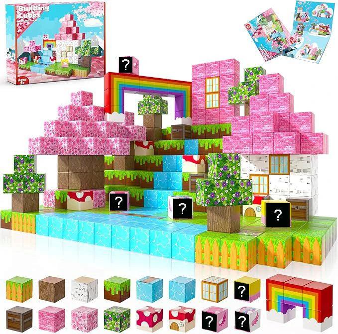  Magnetic Blocks | Mine World Cube | Toylandeu™ 