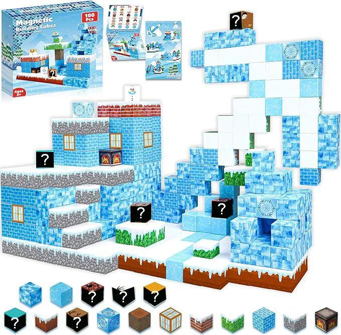  Magnetic Blocks | Mine World Cube | Toylandeu™ 