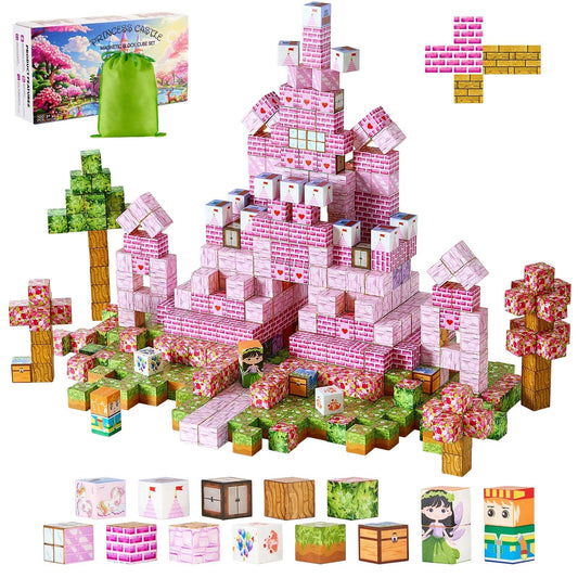 Magnetic Blocks | Princess Castle Set | Toylandeu™