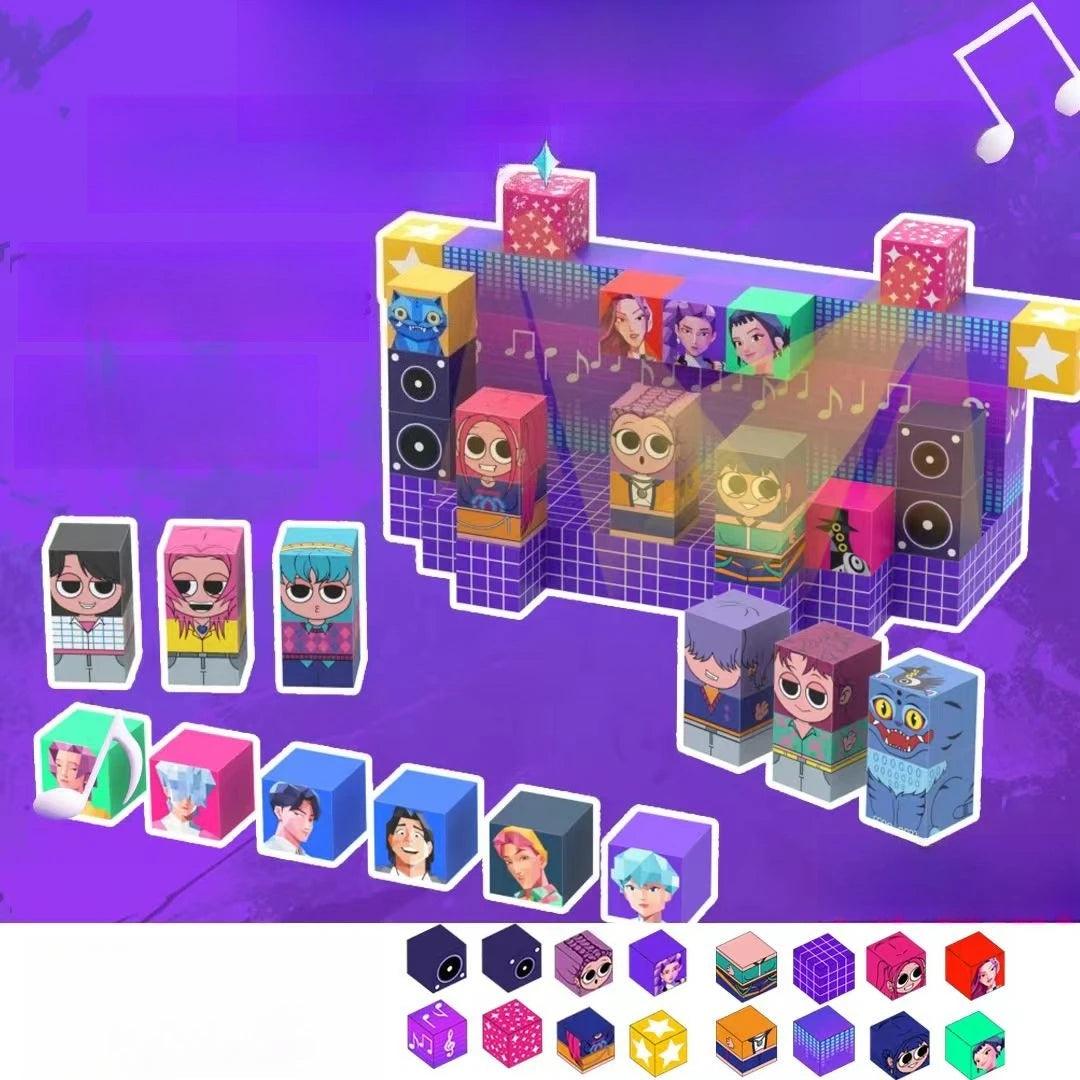  Magnetic Blocks | Tiger Theme | Toylandeu™ 