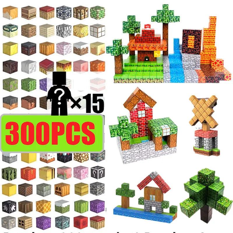  Magnetic Building Blocks | 10-300PCS STEM | Toylandeu™ 