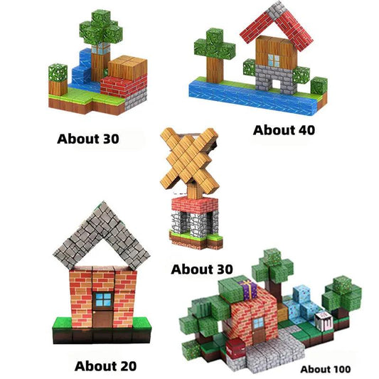 Magnetic Building Blocks | 10-300PCS STEM | Toylandeu™
