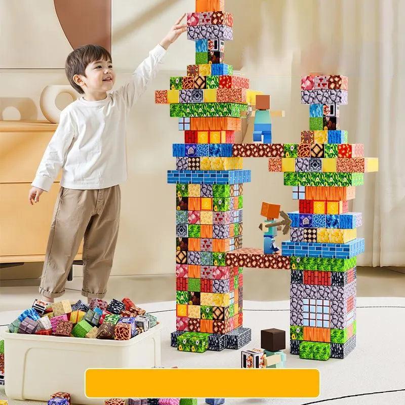  Magnetic Building Blocks | 10-500 Pieces | Toylandeu™ 