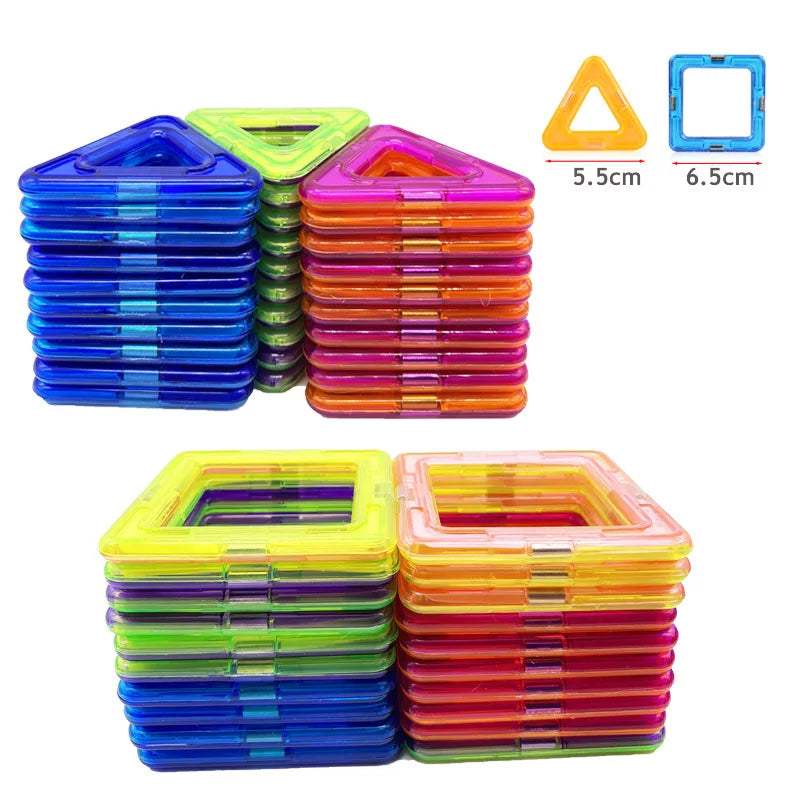 Magnetic Building Blocks | 100-Piece Kit | Toylandeu™